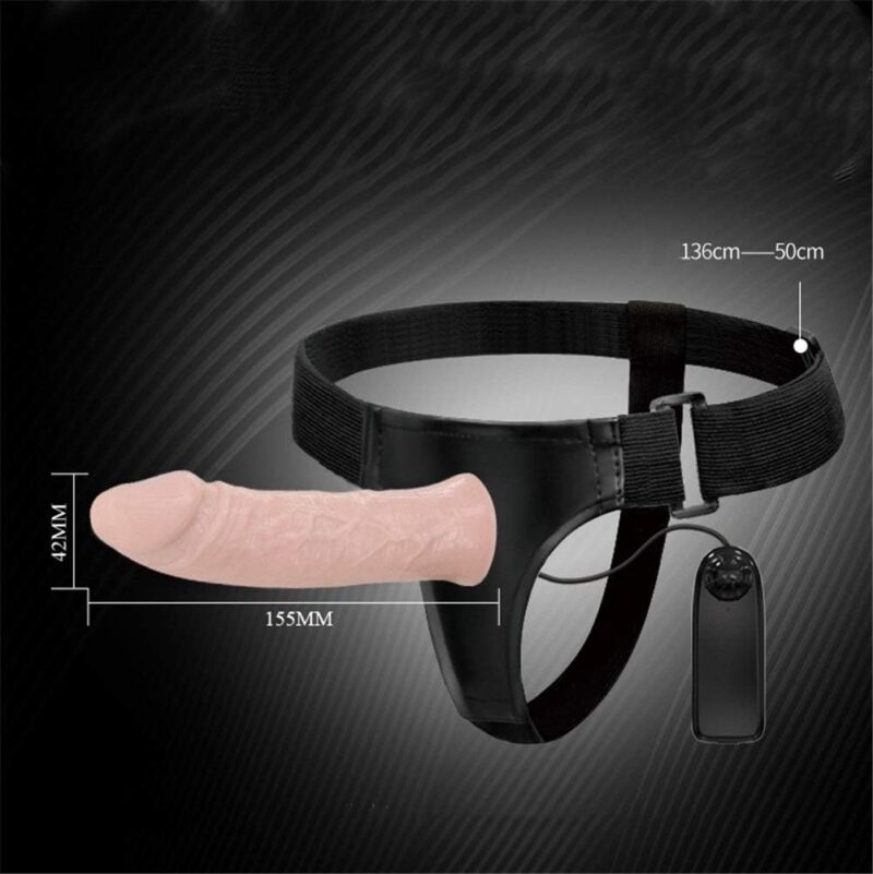 Ultra Passionate Harness Strapon with Multi Function Vibrator