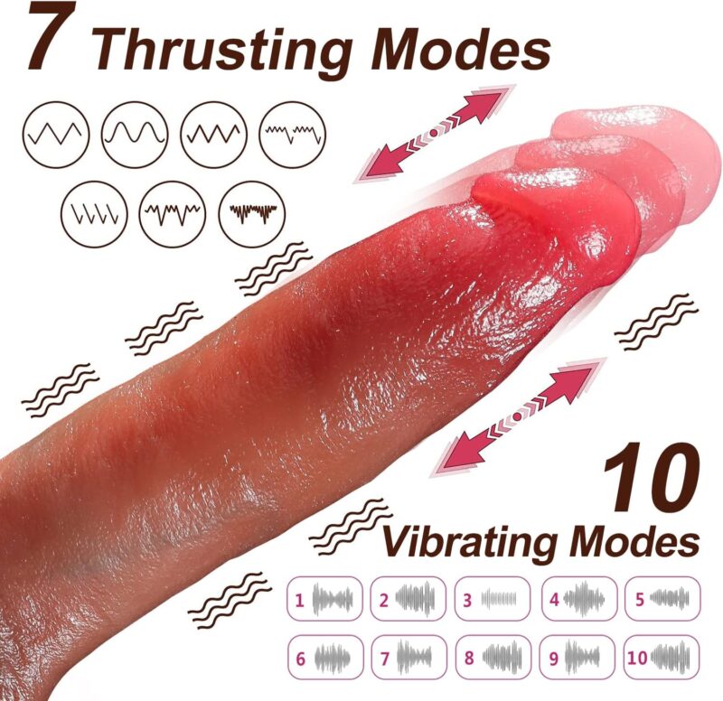 FoxShow Vibrating Dildo