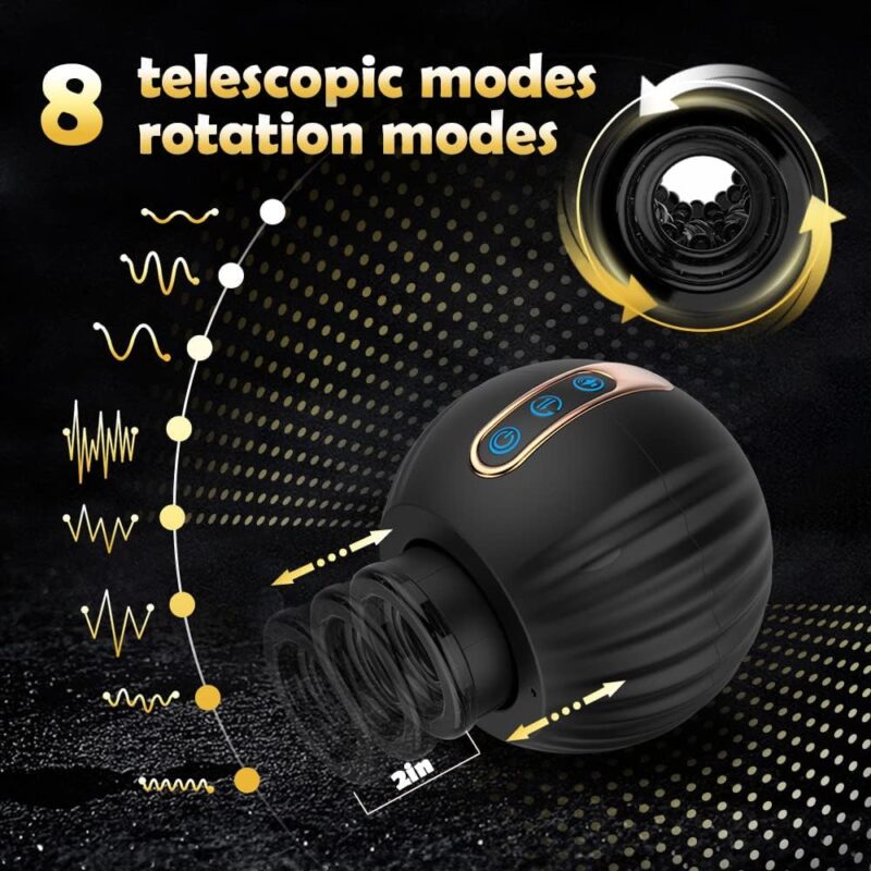 Pumpkin Automatic Rotating Masturbator Cup
