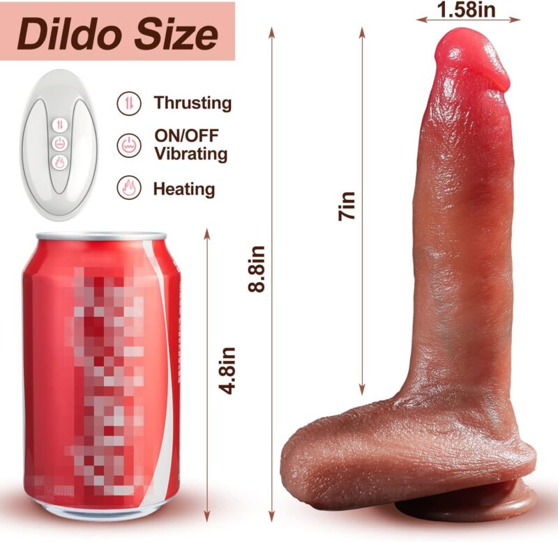 FoxShow Vibrating Dildo