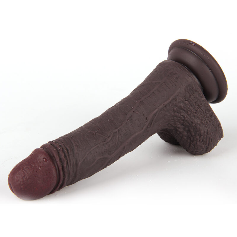 Red Cap African Warrior Dildo - 9"