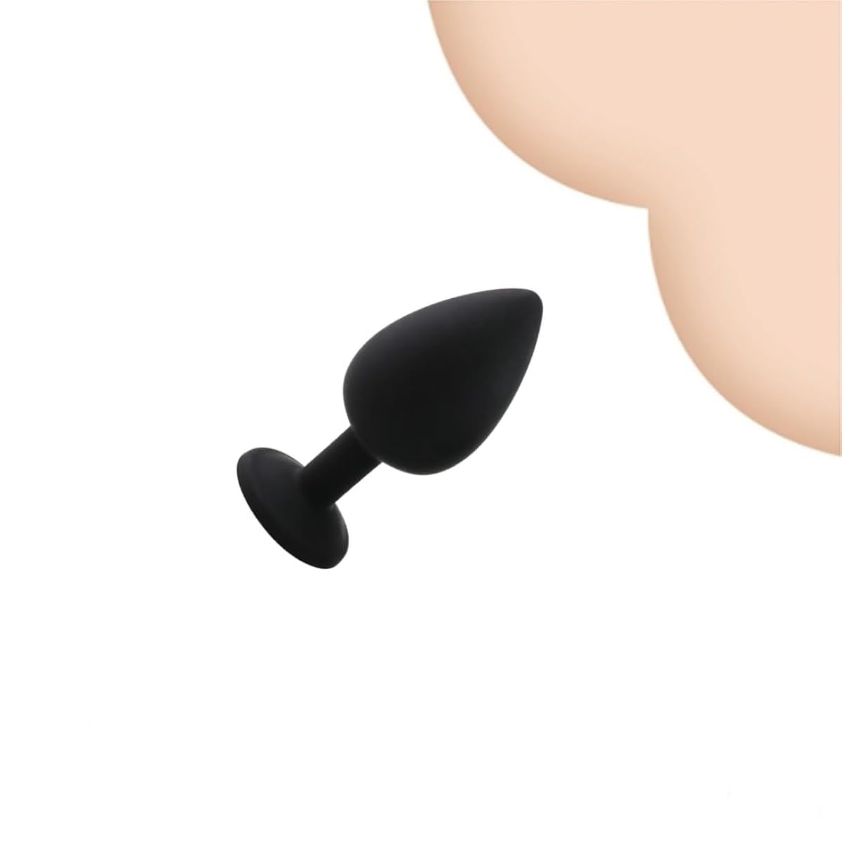 Silicone Diamond Butt Plug - 3pc