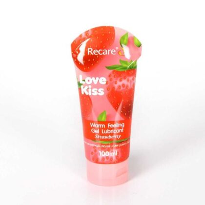 Warm Feeling Gel Lubricant Strawberry - Recare - Lovekiss