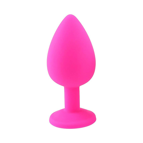 Silicone Diamond Butt Plug - 3pc