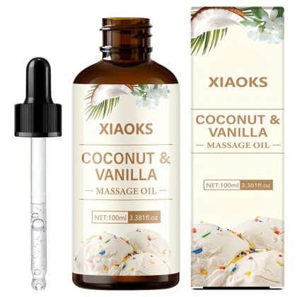 Xiaoks Coconut & Vanilla Massage Oil - 100ml