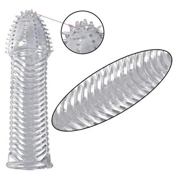 Silicone Reusable Spike Condom