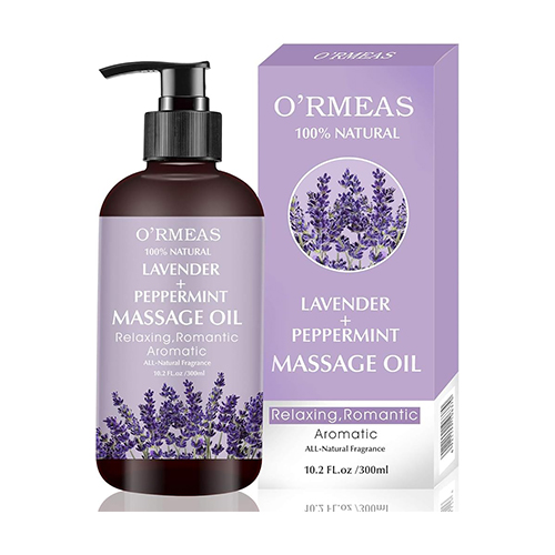 Massage Oil with Lavender & Peppermint - Ormeas