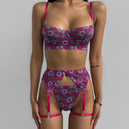 Rose Flowers Lingerie