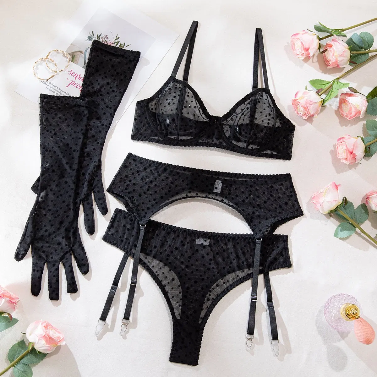 Thin breathable Vintage Lingerie