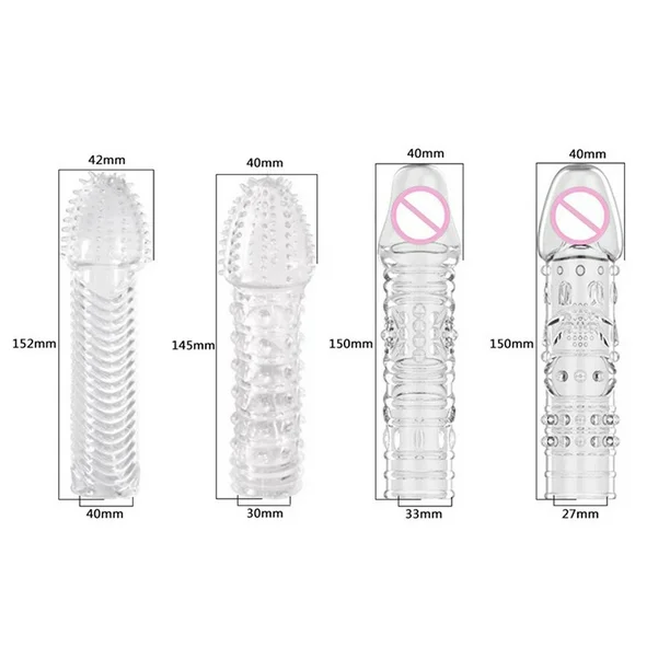 Silicone Reusable Spike Condom