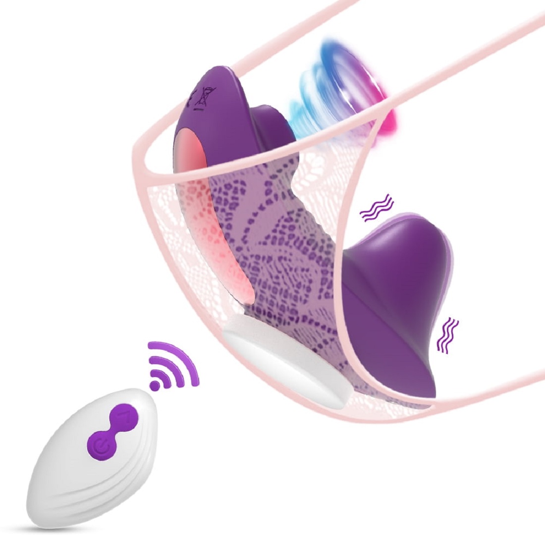 Wearable Sucking Pant Vibrator with Magnet
