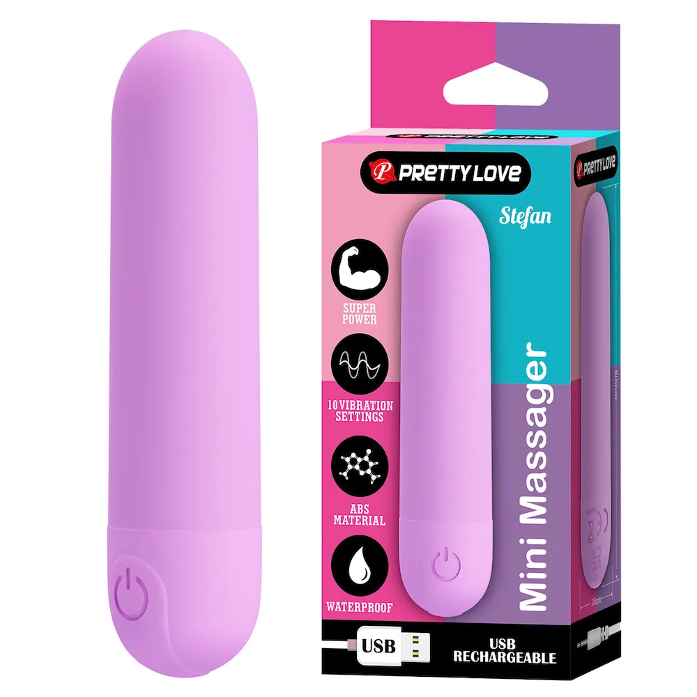 Rechargeable Bullet - Prettylove Stefan (Purple)