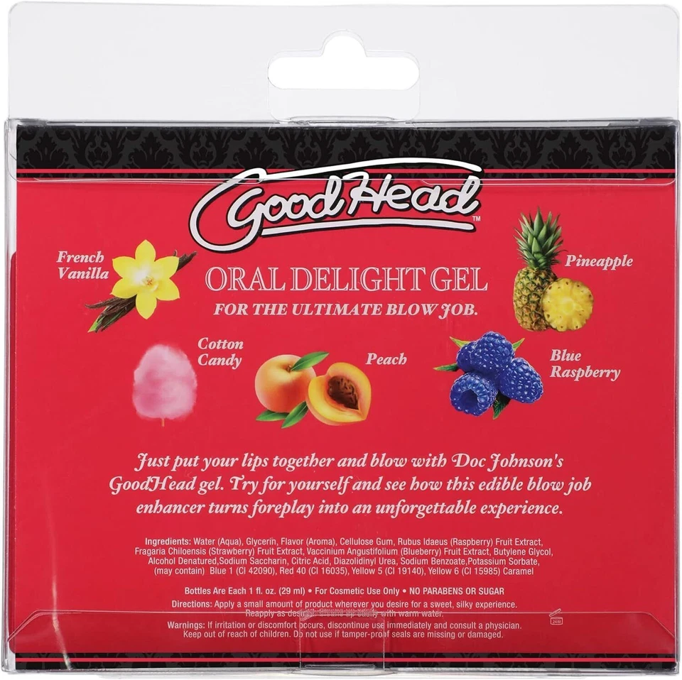 Goodhead Oral Delight Gel asstd 5 (sold per piece)
