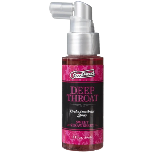 Goodhead Throat Oral Anesthetic Spray Sweet Strawberry 2 Ounce