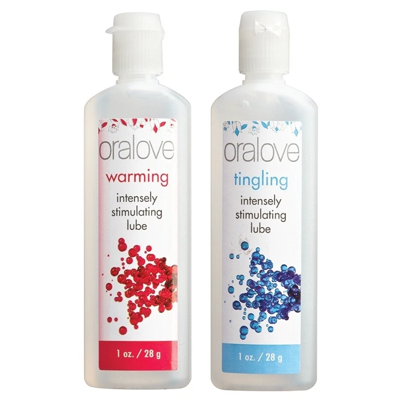 Oralove Dynamic Duo Lickable Warming And Tingling Lubes 1 Ounce 2 Each Per Set