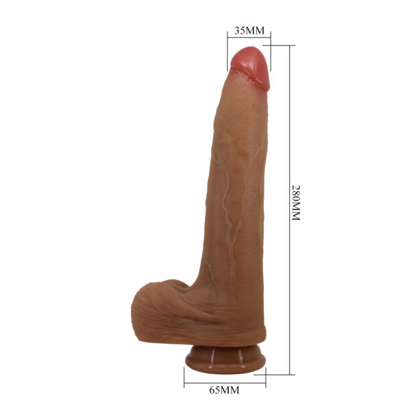 11" Non Vibrating Dildo - Prettylove Adley