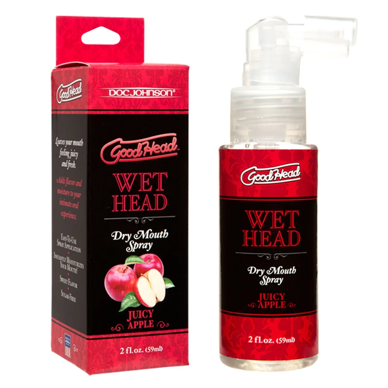 Goodhead Wet Head Dry Mouth Spray Juicy Apple 2 Ounce