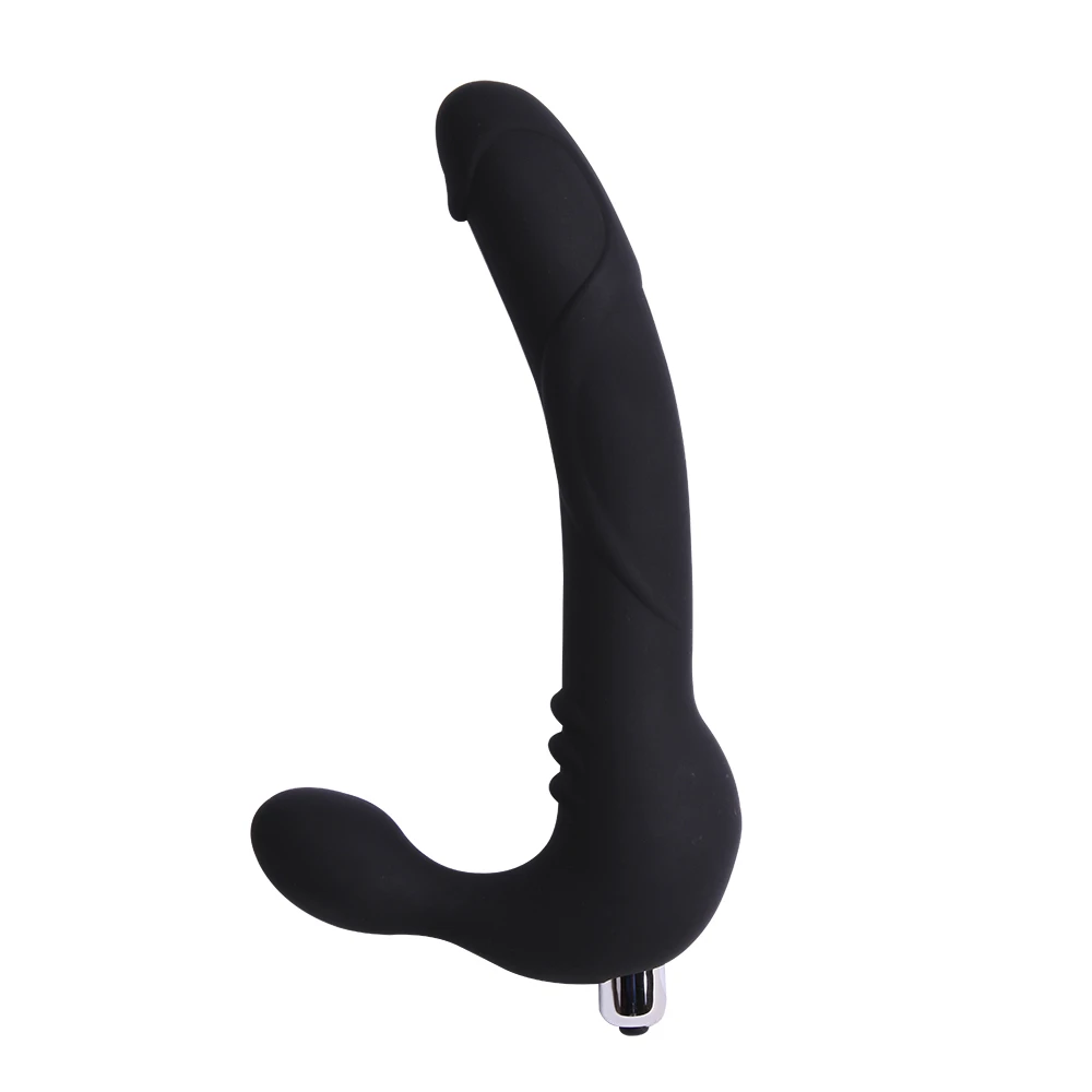 black Strapless Strapon