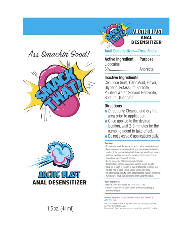 Smack That Anal Desensitizer 1.5oz - Artic Blast